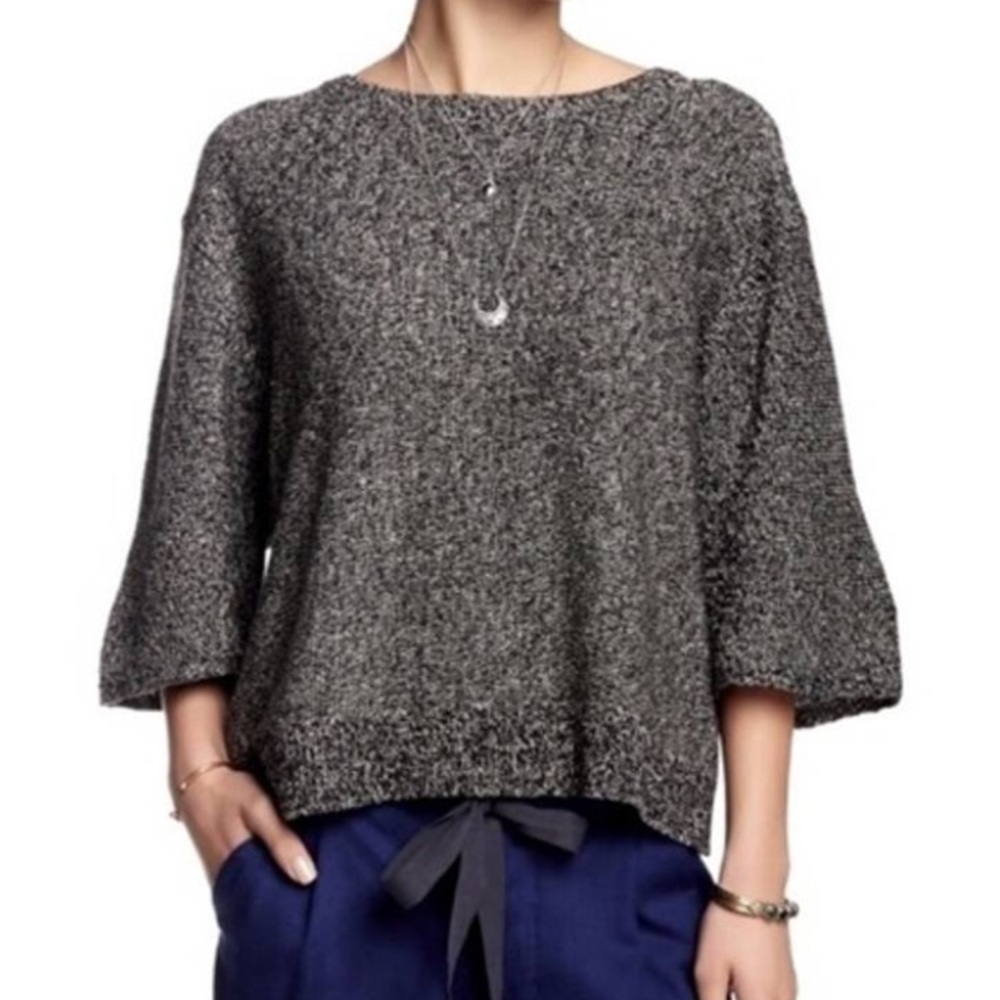 Free People Rising Sun Linen Blend Sweater